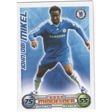 Match Attax 2008/2009 John Obi Mikel Chelsea
