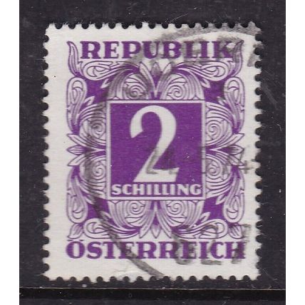 Austria 1949 Postage Due 2s Fine Used SG D1200 VGC