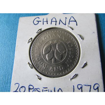 1979 GHANA TWENTY PESEWAS FREE POST.