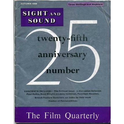 SS58-27-6 SIGHT AND SOUND 1958 British Directors QUE VIVA MEXICO! UK MAGAZINE