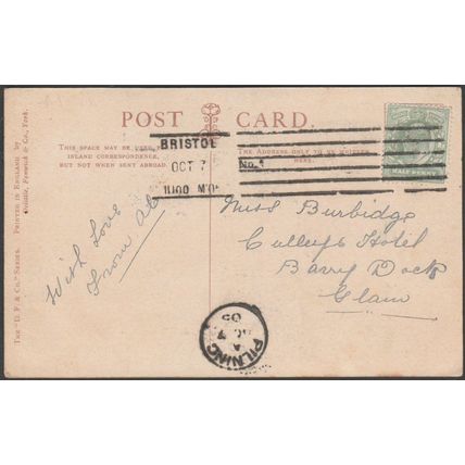 St Augustine's Bridge, Bristol, 1905 - Delittle Fenwick & Co Postcard