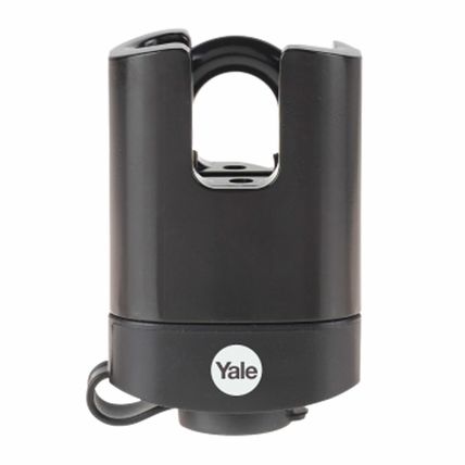 CLOSED SHACKLE PADLOCK Yale High Security Heavy Duty Tool Van Shed Weatherproof