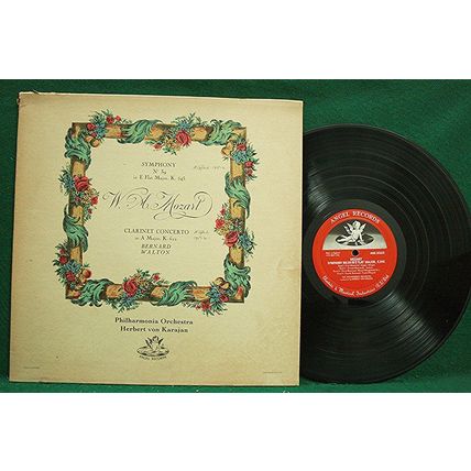 Karajan/Walton - Mozart: Symphony No 39/Clarinet Concerto - ANG 35323 - NM