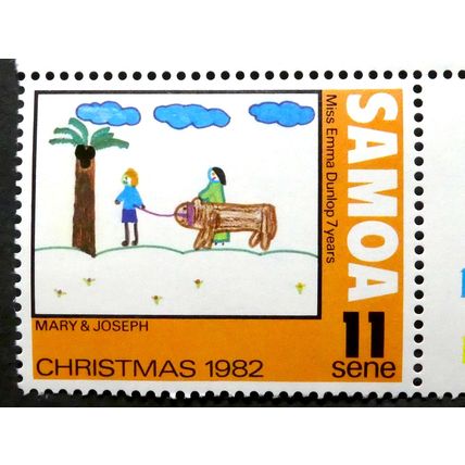 SAMOA 1982 Christmas 11s SG629 Unmounted Mint