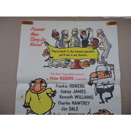 Carry On Doctor 1967 Original Australian Cinema Film Poster