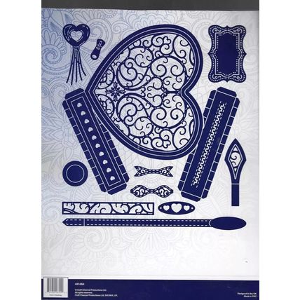 Tattered Lace. Heart Handbag Die Set. Die Cutting Cardmaking Scrapbooking Crafts