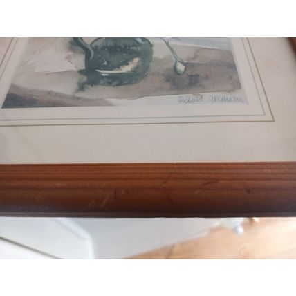 Vintage Wild Flowers Art Print Picture Framed Small by Richard Akerman Poppies