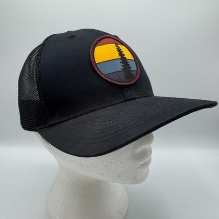 Columbia Spring Grove Trucker Hat Snapback Black Outdoor Patch Logo Unisex O/S