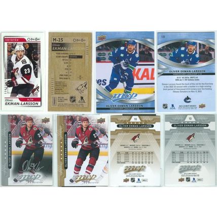 Oliver Ekman-Larsson 13x incl Mini, Silver Script, Retro