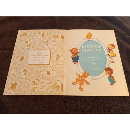 Little Golden Book Bedtime Stories (K) Edition 6.5 FN+ By Mary Reed PhD 1968