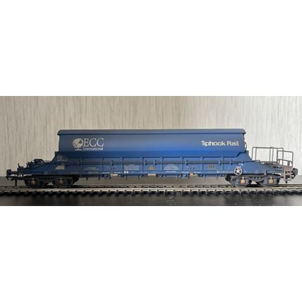 Kernow Models Rake of 3 SB002N/O/P JIA China Clay Wagons ECC Int Blue Weathered