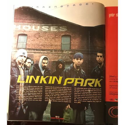 OZZfest magazine 2001 Ozzy Osbourne cover Marilyn Manson back cover