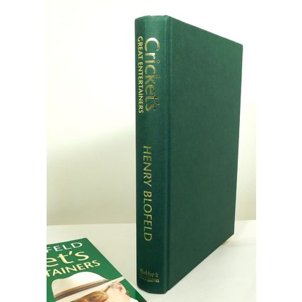 Signed First Edition Book Crickets Great Entertainers Henry Blofeld HBDJ