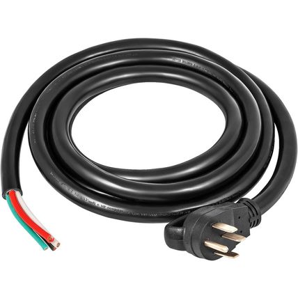 VEVOR 25 FT 50 Amp Generator Extension Cord 6 Gauge STW 6/3+8/1 RV Power Cord N1