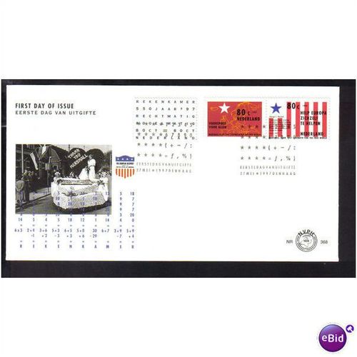 1997 NETHERLANDS "ANNIVERSARIES" FDC