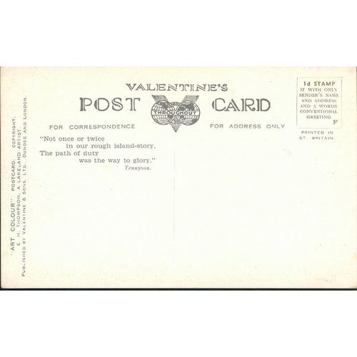 Vintage Valentine's PC - Kirkstone Pass & Brothers Water, Lakeland, Cumbria A445