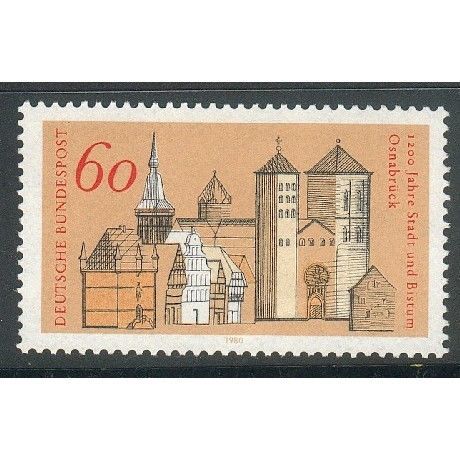 Germany 1980 - SG1915 - 1200th Anniv of Osnabruck Town and Bishopric (unused)
