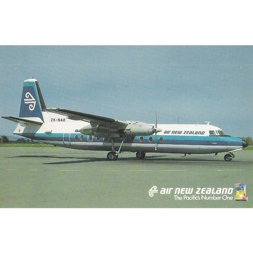 CARTE POSTALE - FOKKER 15 - AIR NEW ZEALAND