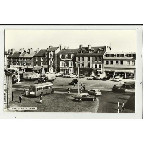 Yorkshire THIRSK Market Place Postcard by Dennis