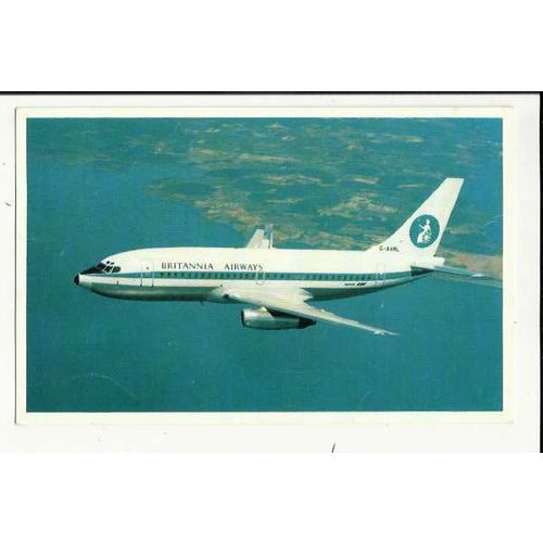 Aviation BRITANNIA AIRWAYS BOEING 737 Company Postcard