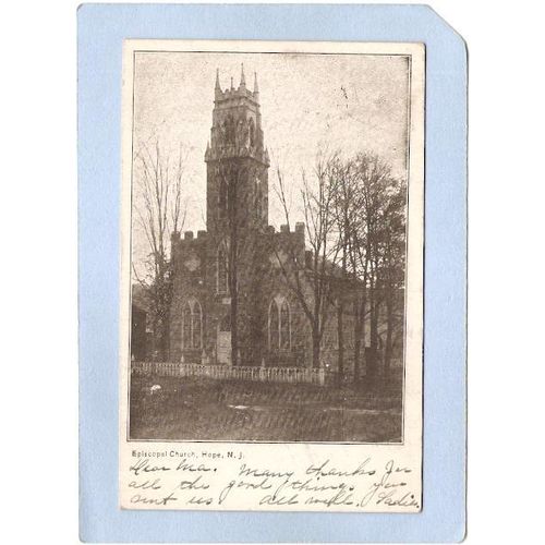 New Jersey Hope Episcopal Church Private Mailing Card~2905