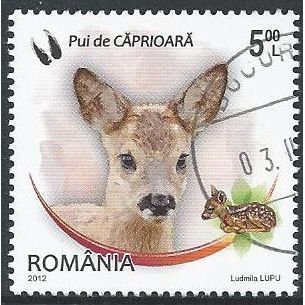 Mi 6664: 5 L. multicoloured Young Wildlife: Fawn (Capreolus capreolus).