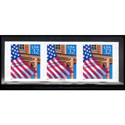 2915A 32c U.S. Flag Over Porch Very Fine MNH PNC 33333A/3 P/UL PA3578