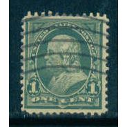 Used 279 1c Benjamin Franklin Just Clears M04323