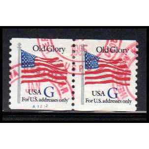 Used 2890 32c G Old Glory Very Fine CNP Left A1212 PA1537