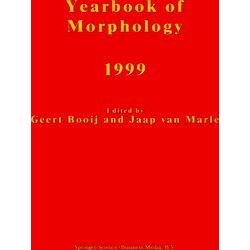 Yearbook of Morphology 1999
