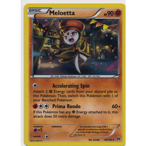 Pokemon XY BREAKThrough #085/162 Meloetta