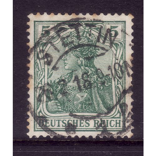 GERMANY 1905 SG 84 5pf GREEN FINE USED#2