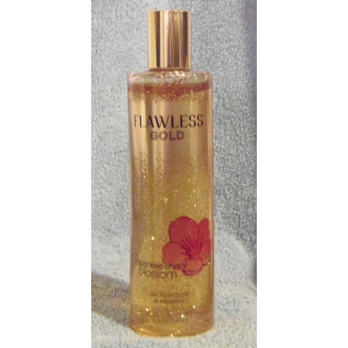 Bath Body Works Japanese Cherry Blossom 24K Shower Gel Flawless Gold 12 oz