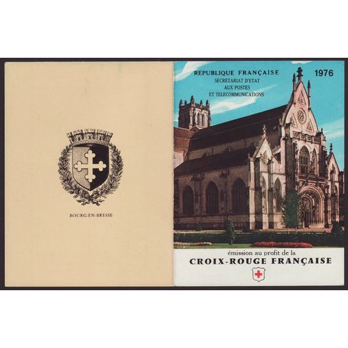 France 1976 SG XSB26 UMM Booklet - Red Cross/Semi-postal (E-378)