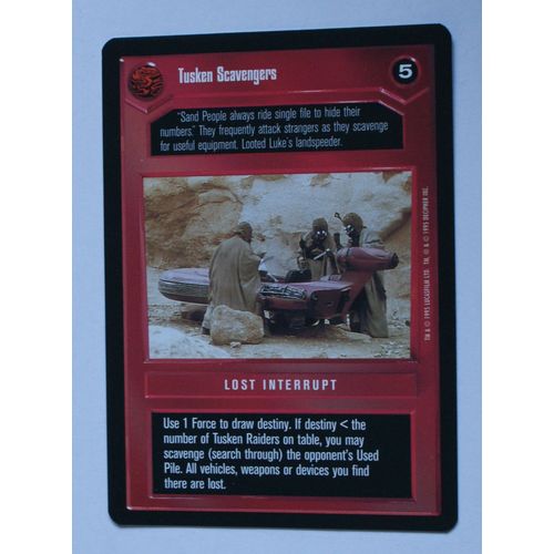 Star Wars CCG: Premier Limited # Tusken Scavengers (A) dark 1995 decipher