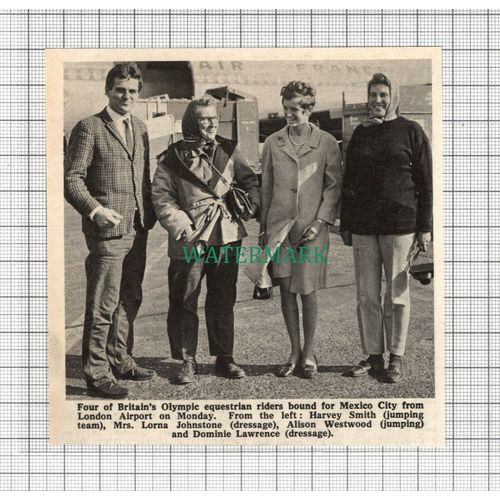 C2659) Harvey Smith Mrs Lorna Johnstone Alison Westwood Dominic Lawrence - 1968