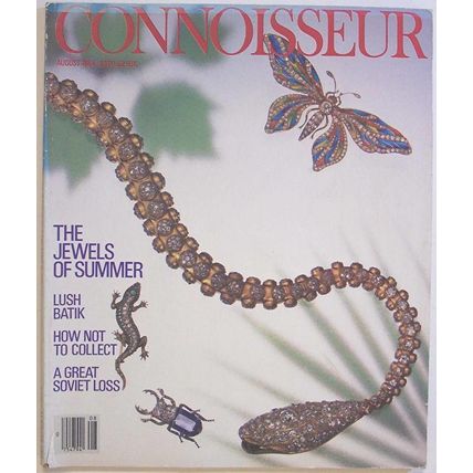 Connoisseur Magazine, August 1984, Jewels, Leonard Slatkin Batik Guthrie Theater