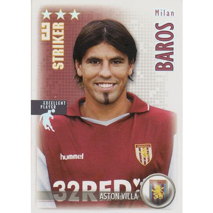 Shoot Out 2006-2007 Milan Baros Aston Villa Excellent Player