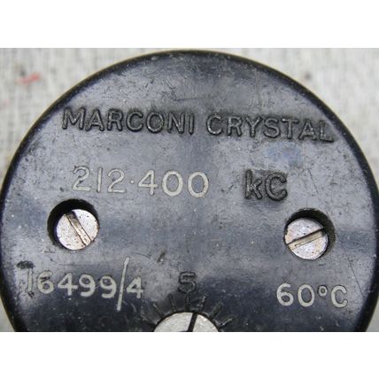 Marconi WW2 Navy LF Quality Round Bakelite Crystal Bundle Job Lot