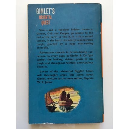 GIMLET'S ORIENTAL QUEST (UK ARMADA PAPERBACK, 1963)