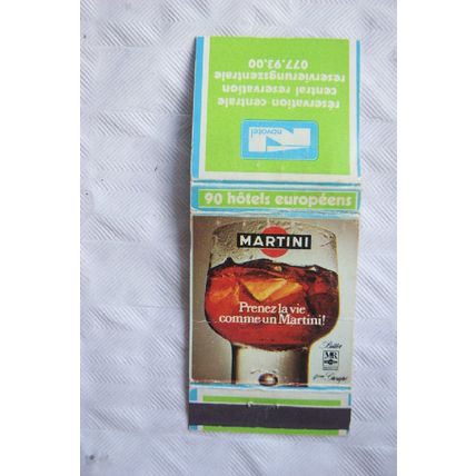 Matchbook Cover Novotel - Martini ref.2