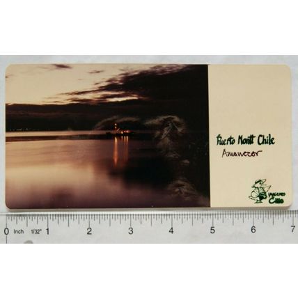 Photo card - Amanecer en Puerto Montt, Chile