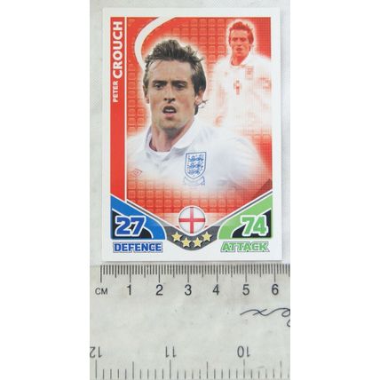 2010 Topps Match Attax World Cup Trading Card - England, Peter Crouch