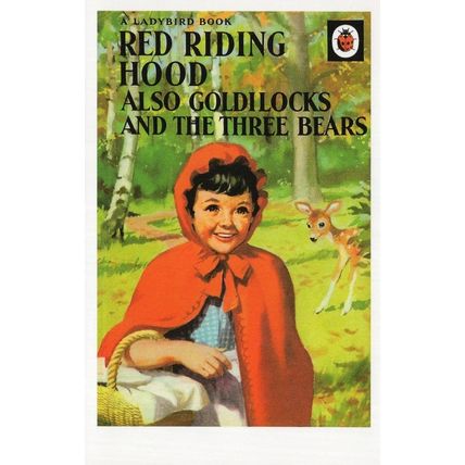 Red Riding Hood Goldilocks & The Three Bears Ladybird Book Postcard