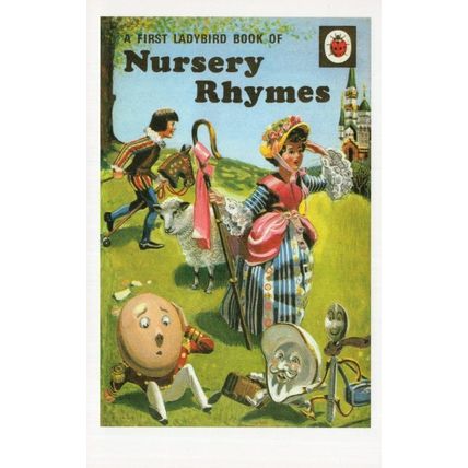 Nursery Rhymes Humpty Dumpty First Edition Ladybird Book Postcard