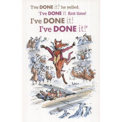 Roald Dahl Fantastic Mr Fox Book I've Done It Postcard
