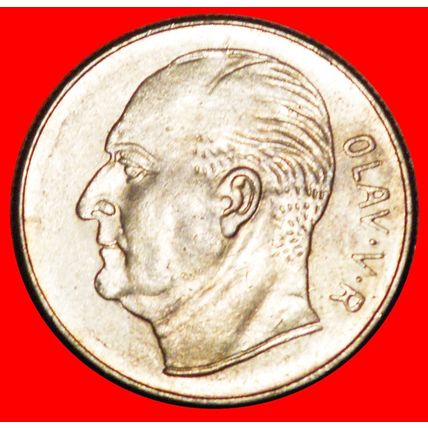 Ⰶ HORSE (1958-1973): NORWAY★1 CROWN 1971 OLAV V (1957-1991)★LOW START★NO RESERVE