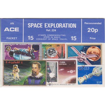 ACE pack 224 15 Space Exploration unopened pack