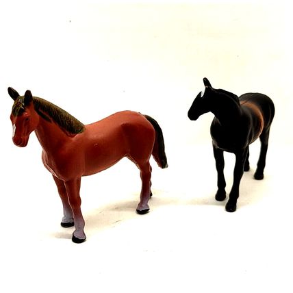 1988 Funrise 3" Horse Figures (Lot of 2) Toric & Karabair (G40)