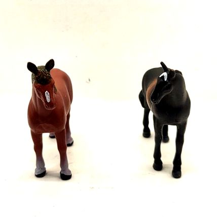 1988 Funrise 3" Horse Figures (Lot of 2) Toric & Karabair (G40)